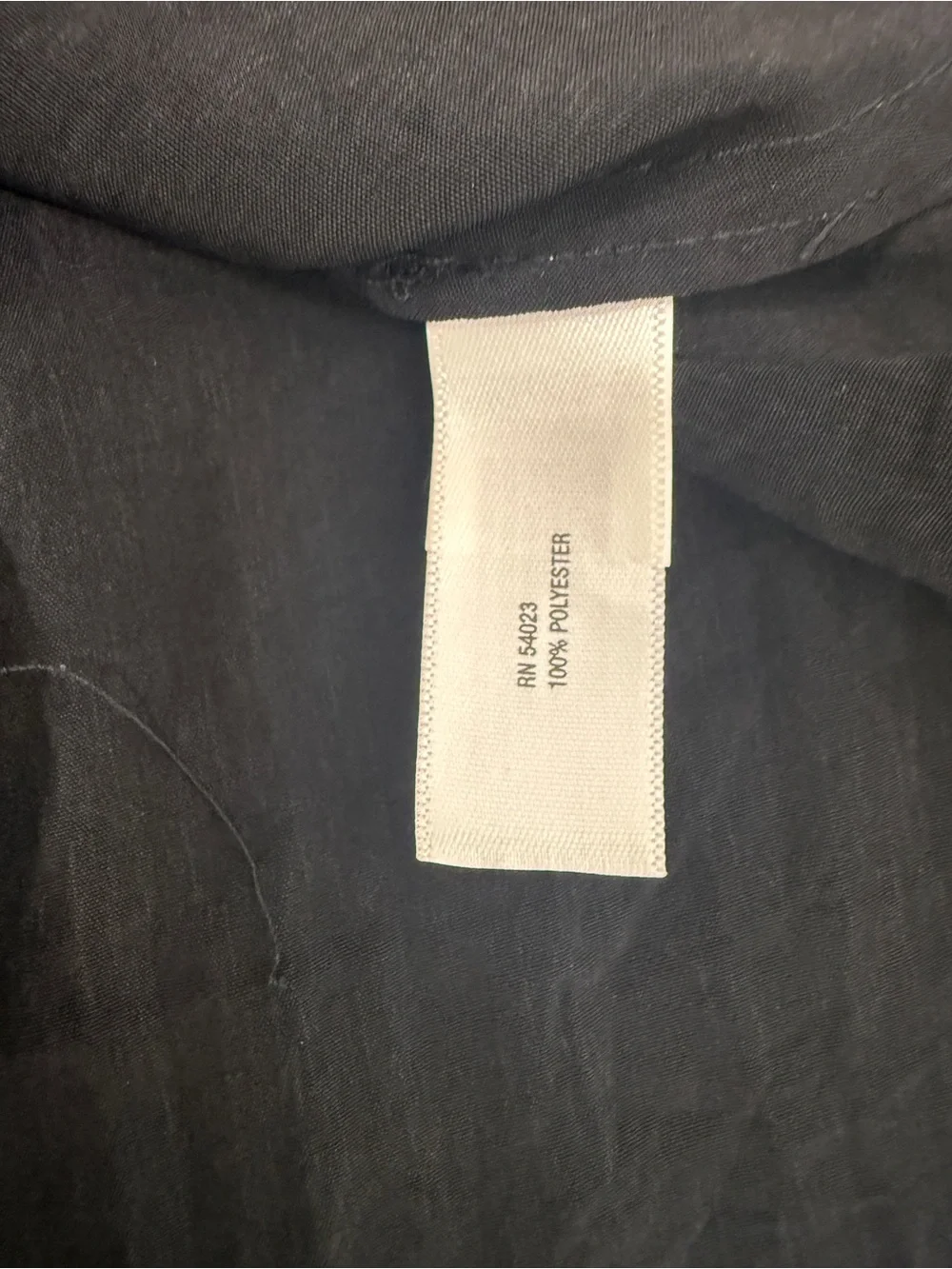 Gap Sleeveless V-Neck Tie-Front Top Blouse Women’s Medium Black New!